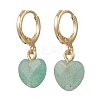 Brass Hoop Earrings EJEW-JE06907-3