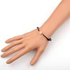 Gemstone Adjustable Link Bracelets X-BJEW-JB01554-03-3