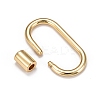 Brass Screw Carabiner Lock Charms LS-KK-T047-07G-3