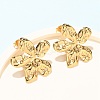 Valentine's Day 304 Stainless Steel Stud Earrings EJEW-C184-01A-G-1