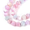 Anti-Tarnish Electroplate Glass Beads Strands LS-GLAA-T025-6mm-14I-4