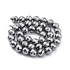 Terahertz Stone Beads Strands G-D461-13D-2
