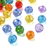 350Pcs 7 Style Baking Paint & Electroplate Glass Beads EGLA-YW0001-18-5