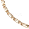 Brass Twisted Link Chain Necklaces NJEW-JN04866-4