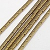 Electroplate Non-magnetic Synthetic Hematite Beads Strands G-J162-B-M-2