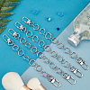 4Pcs Iron & 304 Stainless Steel Bag Strap Chains HJEW-PH0001-34-2