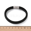 Braided Leather Cord Bracelets LS-BJEW-I200-08-5