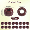 800Pcs Opaque Plastic Beads KY-SP0001-47F-2