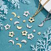 80Pcs 8 Style 304/201 Stainless Steel Charms STAS-FH0001-41-4