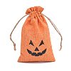 Halloween Burlap Packing Pouches HAWE-PW0001-151D-1