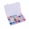 600Pcs 24 Colors Opaque Acrylic Beads MACR-CJ0001-16-6