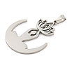 Non-Tarnish 304 Stainless Steel Pendants STAS-Z076-12P-2