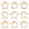 30Pcs Natural Freshwater Shell Beads Frames SHEL-CJ0001-27-3