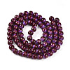 Baking Paint Glass Beads Strands DGLA-N008-10mm-04-3