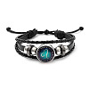 Imitation Leather Triple Layer Multi-strand Bracelets FS-WGC42D3-07-1