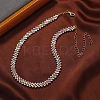 Elegant Rhinestone Cup Chains Collar Necklace for Women ZR7488-2-1