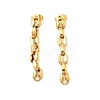 304 Stainless Steel Stud Earrings for Women EJEW-A129-04G-2