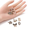 10Pcs 10 Style Alloy Enamel Pendants FIND-YW0002-84-4