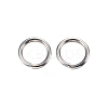 Tarnish Resistant 304 Stainless Steel Open Jump Rings X-STAS-D448-093P-10mm-1