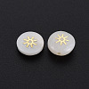 Natural Freshwater Shell Beads SHEL-N003-22-10-3