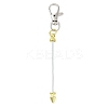 Alloy Beadable Pendant Decorations LS-KEYC-D288-01G-2