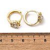 Butterfly Brass Hoop Earrings EJEW-S256-04B-G-5
