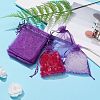 Organza Gift Bags with Drawstring LS-X1-OP-R016-9x12cm-20-4
