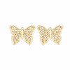 Rack Plating 201 Stainless Steel Filigree Pendants STAS-T057-32G-2