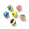 Brass Enamel Beads KK-I699-01-1