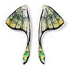 Epoxy Resin Wing Pendants RESI-TAC0021-96C-2