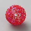 Opaque Acrylic Glitter Beads LS-FIND-CJC0010-111A-10-2