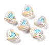 Plating Acrylic Beads OACR-Z022-01C-1