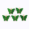 Alloy Acrylic Pendants ENAM-R136-01I-2