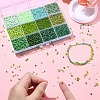 DIY Round Glass Seed Beads Bracelets Jewelry Making Kits DIY-YW0010-35-6