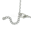 Gothic 304 Stainless Steel Cable Chain Necklaces NJEW-JN04983-02-5