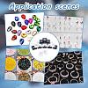 16Pcs 2 Colors Clear Window Plastic Loose Diamond Boxes OBOX-HY0001-01-7