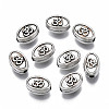 Tibetan Style Alloy Beads TIBEB-N007-037-1