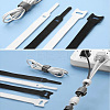 30Pcs 3 Colors Reusable Nylon with Polyester Cable Ties FIND-LP0006-55-3