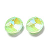 Mocha Fluorescent Style Glass Rhinestone Cabochons GGLA-M005-01A-214MK-3
