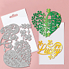 Saint Patrick's Day Shamrock Carbon Steel Cutting Dies Stencils DIY-WH0309-3308-3