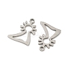 201 Stainless Steel Laser Cut Charms STAS-P428-10P-01-2