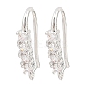 Brass Rhinestone Earring Hooks KK-C261-01C-P-1