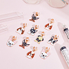 14Pcs 7 Styles Alloy Enamel Stethoscope Pendant Decorations HJEW-ME00152-3