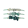 3Pcs 3 Styles Gemstone Braided Bead Bracelets BJEW-JB11146-04-1