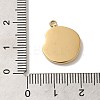 304 Stainless Steel Pendants STAS-B074-08G-08-3