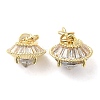 Brass with Glass Pendant KK-Q793-09G-1