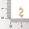 304 Stainless Steel Letter Connector Charms LS-STAS-M108-01G-19-3