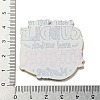 Transparent Printed Acrylic Pendants OACR-P026-D07-3