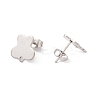 Non-Tarnish 201 Stainless Steel Stud Earring Findings EJEW-A071-04P-2
