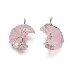 Natural & Synthetic Mixed Stone Tree of Life Wire Wrapped Pendants G-L520-E-P-3
